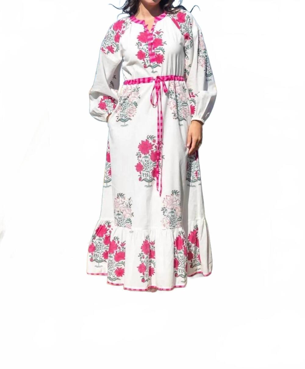 NEW NIBI MTK joel maxi dress in sunset rose